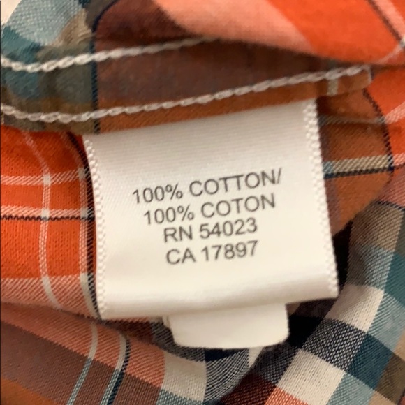 Banana Republic Plaid Long Sleeve Button Down Sz M - Picture 3 of 6